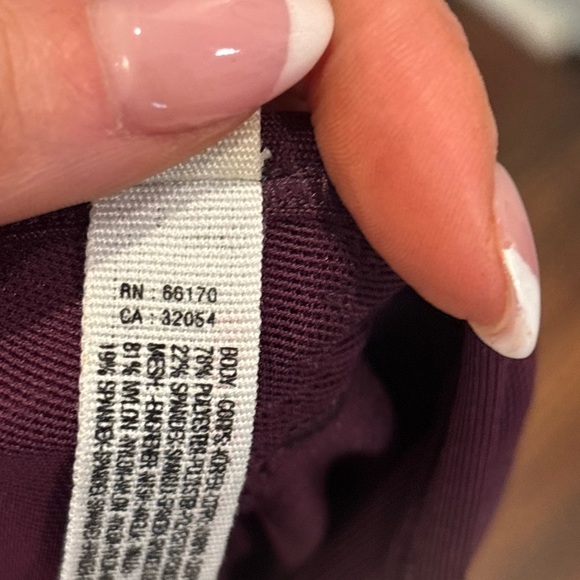 FP Movement Refine Sports Racerback Bra Burgundy Sz Medium Rn#66170 - Picture 8 of 9